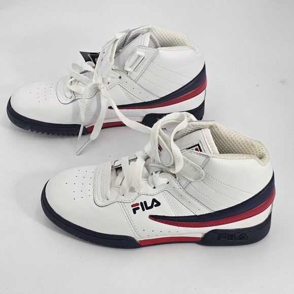 FILA 3VF80117-150 WHITE/NAVY/RED F13 BIG KIDS SNEAKER SIZE US 4